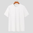 thumbnail image 2 of QIPOPIQ T-Shirts Moulants pour Hommes Extensibles à Manches Courtes, Musculation, Entraînement, Décontractés, Coupe Ajustée, Liquidation, 2 of 5