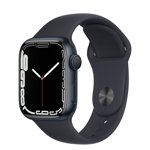 Restored Apple Watch Series 7 (GPS + Cellular, 41 mm) Space Gray Case with Black Sport Band (Refurbished)