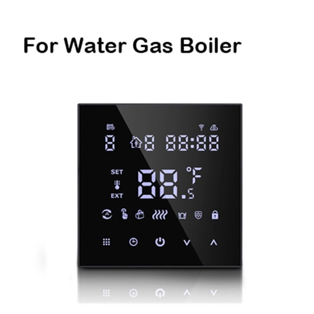 Thermostat Intelligent Wi-Fi Tuya, Contrôleur à Distance de Température pour Chaudière Électrique au Sol Eau/gaz, Facile à Installer