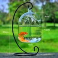 thumbnail image 5 of Vase Fishbowl Transparent Hanging Glass Creative Decor Fish Tank for Living Room, 5 of 5