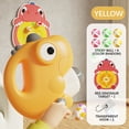 thumbnail image 2 of C Dinosaur Ball Launcher Toy With 6 Soft Elastic Balls And Hook Target Set Indoor Shooting Game For Kids Hand Crank Rotation Continuous Shooting Safe Foam Bullets 420G 8.66X8.66X5.12 Inche, 2 of 2
