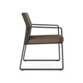 thumbnail image 4 of Chaise d'Invité d'Attente pour Réception Gansett / Acier Charbon / Brun / Brun, 4 of 5