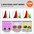 thumbnail image 2 of KFFKFF Metal Plant Rack with Integrated 45W Lighting, 4-Level, Adjustable 3 Spectrum Modes, Includes Timer, Ideal for Seed Germination, Measures 23.6" L x 13.8" W x 49.8" H, 2 of 9