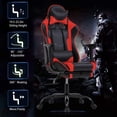 thumbnail image 4 of FDW Office Chair Ergonomic High, Footrest Lumbar Support and Headrest, Red, 4 of 7