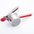 thumbnail image 4 of Stainless Steel Potato Masher with Interchangeable Base Plate for Effortless Vegetable Puree and Smooth Whipping, 4 of 4