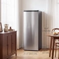 thumbnail image 3 of HOMCOM 7.0 Cu.Ft Upright Freezer, Compact Stand Up Freezer for Home, Silver, 3 of 10