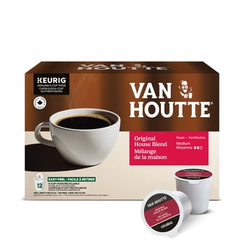 Van Houtte Original House Blend, Medium Roast, K-Cup Coffee Pods, 12 Count