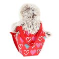 thumbnail image 2 of Way to Celebrate Valentine’s Day  Plush Toy In Gift Box, Monkey, 2 of 4