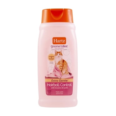 Hartz Groomer's Best Hairball Control Shampoo for Cats, 444mL