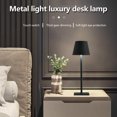 thumbnail image 4 of Lampe de Table Sans Fil, Lampe de Table Minimaliste Rechargeable LED Tactile pour Camping Café Restaurant, 4 of 8