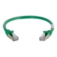 thumbnail image 2 of C2G 35ft Cat6 Ethernet Cable - Snagless Shielded (STP) - Green - Patch cable - RJ-45 (M) to RJ-45 (M) - 35 ft - STP - CAT 6 - molded, snagless, stranded - green, 2 of 3