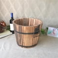 thumbnail image 4 of GROWTH TANK Barrel er 2 Different Sizes Preservative Wooden Container Garden Decoration Home L, 4 of 9