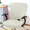 thumbnail image 4 of Office Chair Cover Solid Color Protector Cushion Cover for covers office Chair Armchair Desk Chiar Computer Chairs white, 4 of 8