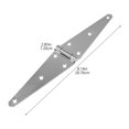 thumbnail image 3 of MasteelfCA 2 Pcs Charnière de Sangle 200mm Charnière Robuste Matériel de Portail Charnière Décorative, 3 of 8