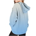 thumbnail image 1 of MeetoTime Sweat à Capuche pour Filles avec Poches Automne Surdimensionné Manches Longues Dégradé Décontracté 2-14 Ans, 1 of 4