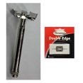 thumbnail image 1 of Double Edge Safety Razor + Personna Double Edge Stainless Steel Refill Blades, 5 ct. (Pack of 1), 1 of 1