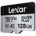 thumbnail image 2 of Lexar Professional 128GB SILVER PLUS microSDXC™ UHS-I Card, 2 of 4