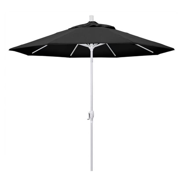 California Umbrella Parasol de Patio de 9 Pieds Noir