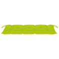 thumbnail image 5 of vidaXL Folding Garden Bench with Cushion 118 cm Bamboo, 5 of 5