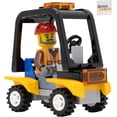 thumbnail image 1 of LEGO City: Airport Construction Worker Minifigure with Service Car, 1 of 6