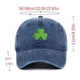 thumbnail image 3 of Irish Vintage Baseball Cap Embroidered Cotton Adjustable Distressed Dad Hat, 3 of 4