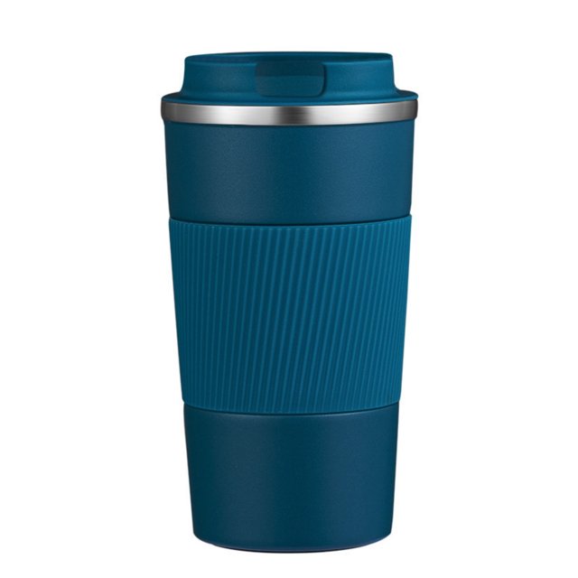 Tasses à Café Doublement Isolées Tasses à Café pour Lui et Elle Tasses à Café en Acier Inoxydable 510Ml Isolation Thermique et Couvercle Étanche Réutilisables Tasses à Café Double Paroi