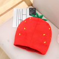 thumbnail image 3 of pitrice Doux Chapeau Fraise Cosplay Coiffure Accessoires Photo pour Vacances Nouvel An Fête Rouge, 3 of 9