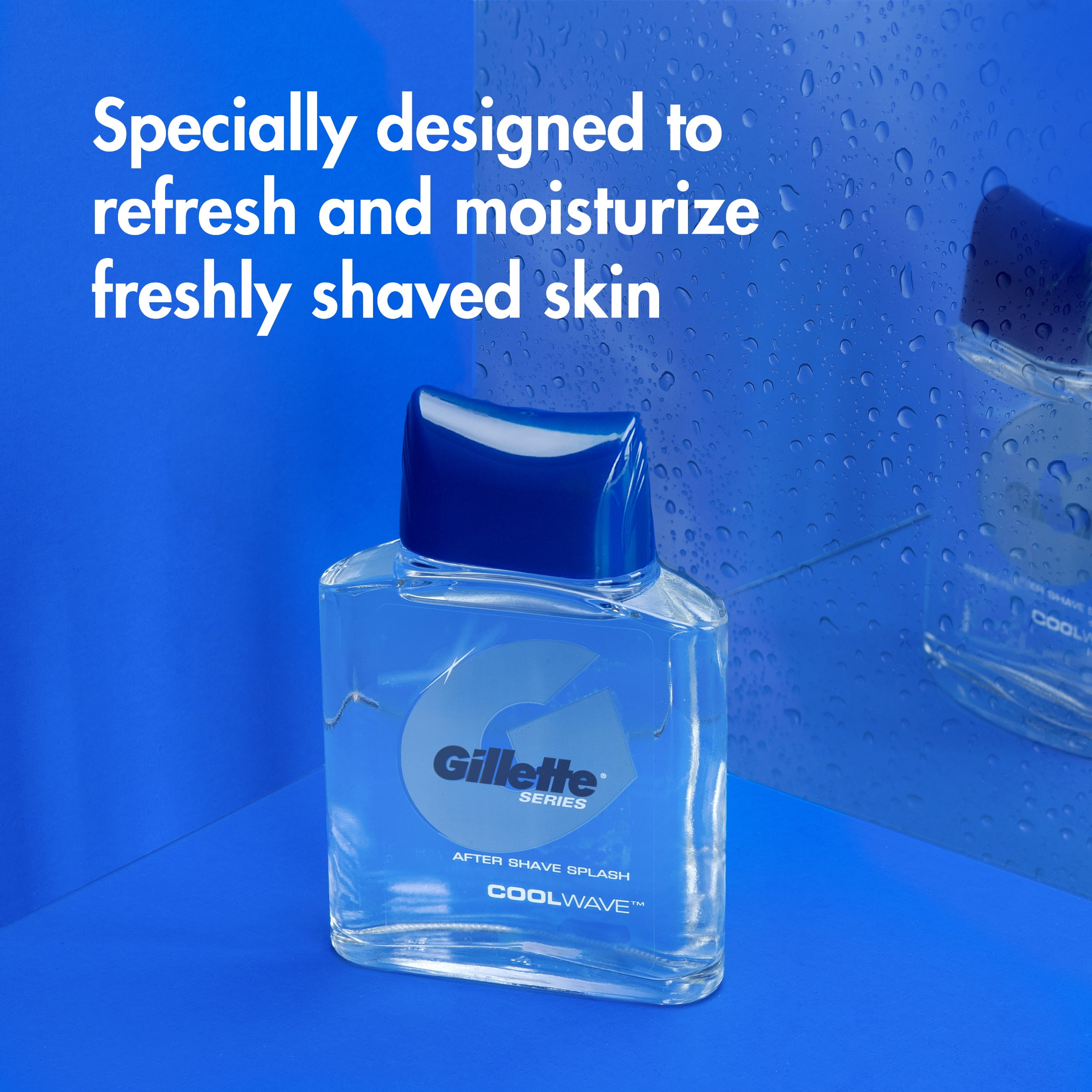 Gillette Series Lotion après-Rasage pour Hommes, Rafraîchit et Hydrate, Parfum Vague Fraîche