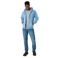 thumbnail image 4 of Hanes Mens ComfortBlend EcoSmart Full Zip Hoodie, 2XL, Light Blue, 4 of 7