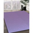 thumbnail image 3 of Ahgly Company Tapis d'Intérieur Lavable en Machine Carré Transitionnel Violet Mimosa Violet, 4 Pieds Carré, 3 of 7