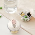 thumbnail image 4 of Sentmoon Medication Organizer Vitamin Case Cute Pills Dispenser with 4 Large Compartments Portable Pills Bottle Organizer with Wide Opening for Easy Use, 4 of 9