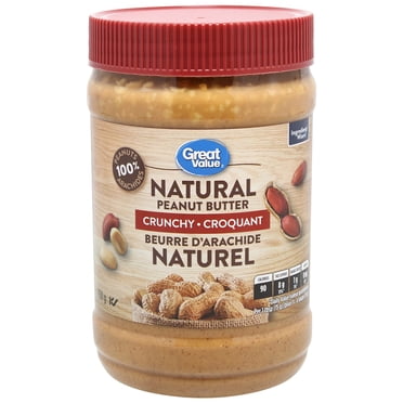 Great Value Crunchy Natural Peanut Butter