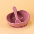 thumbnail image 1 of SNNROO 2pcs Baby Feeding Bowl And Spoon Set With Silicone Suction Cup And Soft Silicone Spoon, 1 of 7