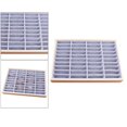 thumbnail image 3 of Milaget Wood Velvet Jewelry Organizer Display Case Tray Box for Necklaces 2, 3 of 9