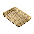thumbnail image 2 of 1 Set Stainless Stel Bakeware Rectangular Tray Food Storage Tray App Etizer Plates Flat Bottom Baking Pan Cool Ing Rack Baking Dish Drying Rack Kitchen Supplies HouseholdGrid Bakin, 2 of 9