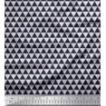 thumbnail image 1 of Soimoi Blue Cotton Poplin Fabric Triangle Geometric Print Sewing Fabric Yard 42 Inch Wide, 1 of 3
