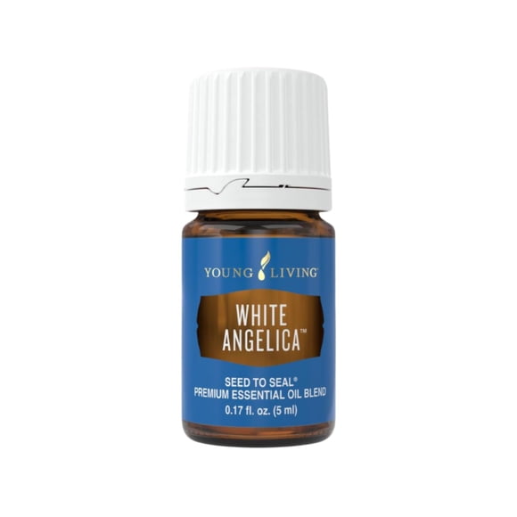 Young Living Angélique Blanche 5 ml / Diffuseur d'Aromathérapie Mélange d'Huiles Essentielles / Arôme Doux et Chaleureux / Relaxation et Détente / Idéal pour la Peau / Parfait pour le Yoga Ou la Méditation