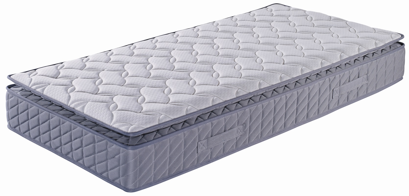 Serene Matelas à Ressorts Ensachés 8 Pouces avec Surmatelas euro