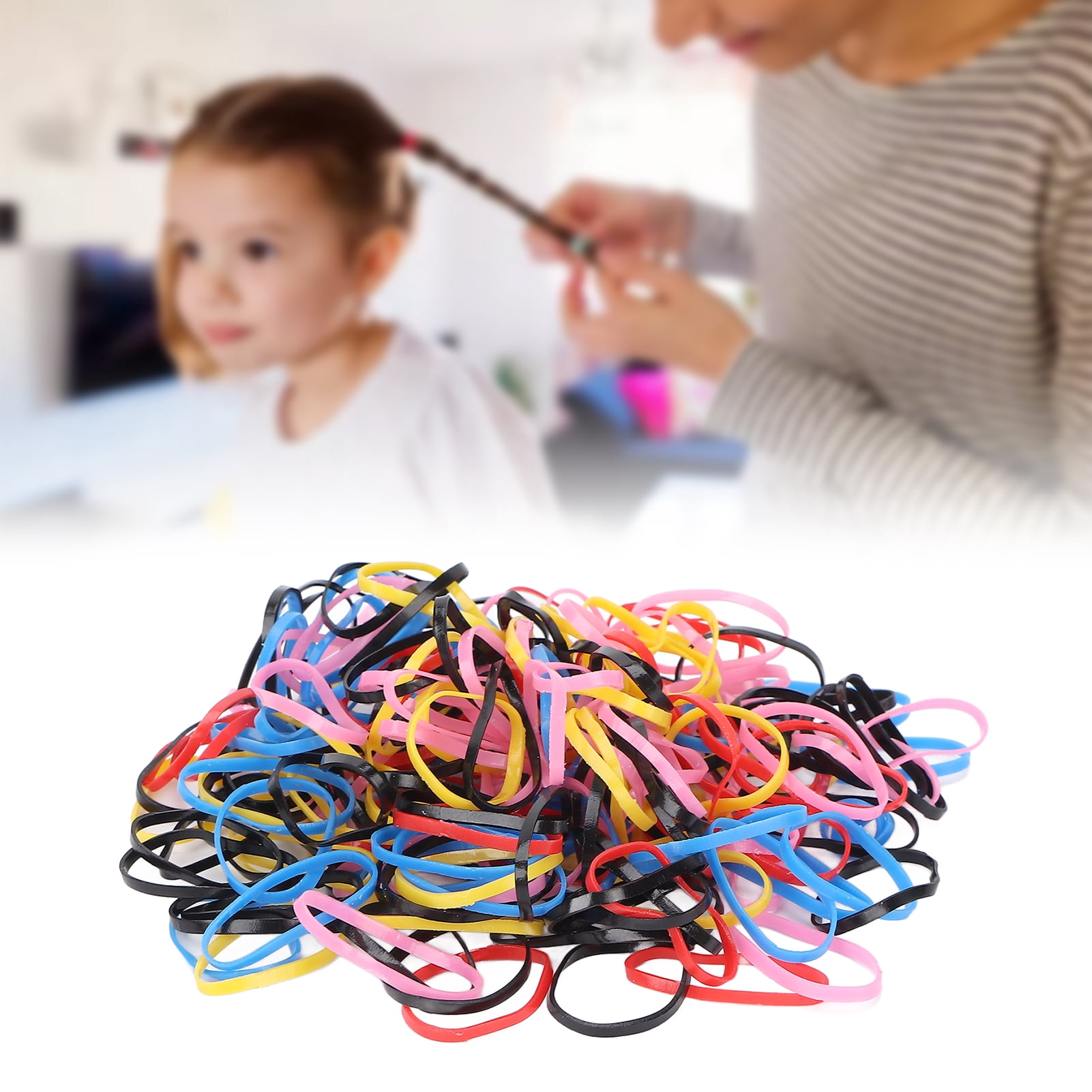 Bandes Élastiques, Petits Élastiques pour Cheveux pour Divers Types de Cheveux