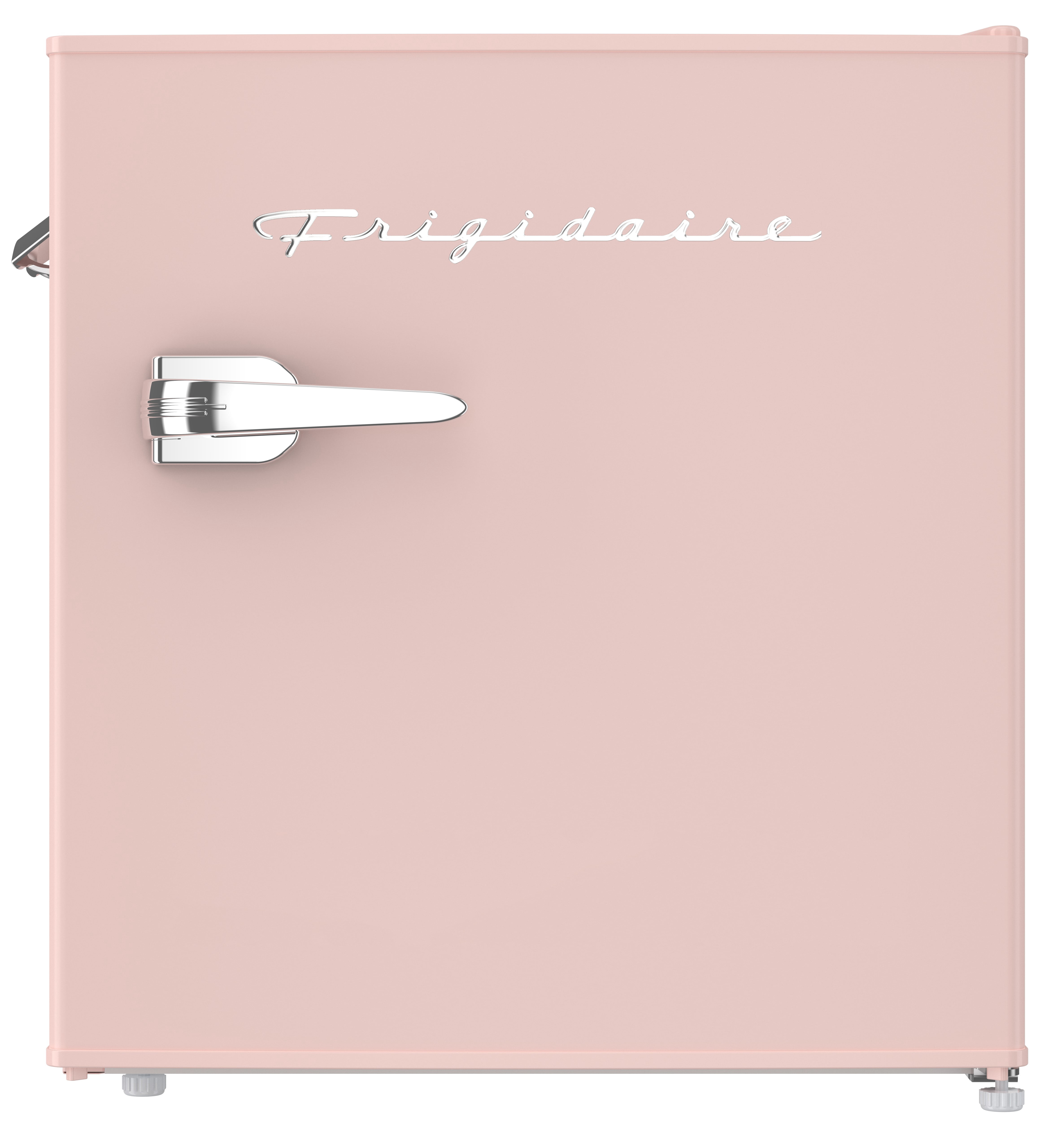 Mini-réfrigérateur rétro Frigidaire 1,6 pi³ avec ouvre-bouteille latéral, réfrigérateur compact avec compartiment congélateur, corail