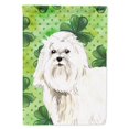 thumbnail image 1 of Carolines Treasures CK1797GF Shamrocks Maltese Garden Size Flag, 1 of 3