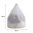 thumbnail image 4 of Binwennn Reusable Drawstring Laundry Bag Machine Wash Laundry Bag Mesh Bag Laundry Net Slim Bathroom Can Face Towels for Bathroom Bathroom Shelves Reusable Paper Towels Large Bath Towels Towel Racks, 4 of 6