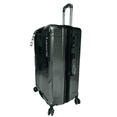 thumbnail image 2 of TRAVLR Valise Rigide Moyenne à Imprimé Texturé (25 Pouces) Extensible, Anti-Rayures, Huit Roues Silencieuses et Serrure TSA - Vert Foncé, 2 of 5