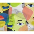 thumbnail image 5 of oneOone Cotton Flex Medium Yellow Fabric Abstracts Sewing Material Print Fabric By The Yard 40 Inch Wide, 5 of 5