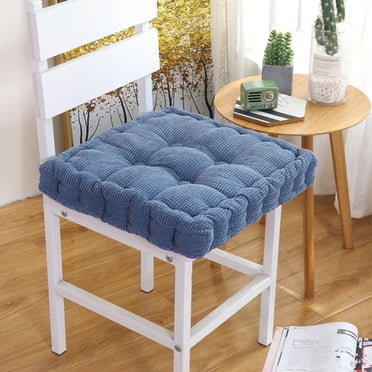 Dvkptbk Chair Cushion Solid Color Seat Cushion Thickened Soft Corduroy Cotton Filled Chair Cushion Suitable for Kitchen Dining Chair Patio Cushion Square Cushion Pillow Bedding