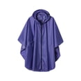 thumbnail image 2 of Frostluinai Poncho de Pluie pour Femmes Imperméable à Capuche avec Poches Manteau Léger de Randonnée pour Activités de Plein Air, 2 of 6