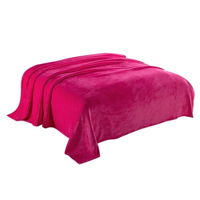 Home Kitchen Bathroom Textile Deals!Pcksrro Soft Microfiber Flannel Blankets For Couch Bed Sofa Warm For All Seasons