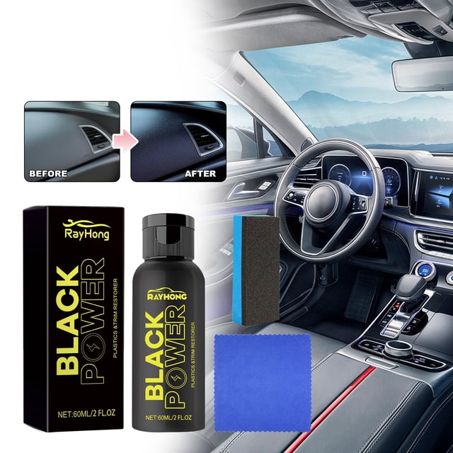 pstuiky Agent de Revêtement Multifonction pour Rénovation Automobile en Plastique Revêtement Intérieur Automobile 60 ml Liquidation