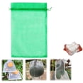 thumbnail image 1 of 1 Pce Boîtes à Collations pour Enfants Sacs à Fruits 2024 Sacs de Filet de Jardin Améliorés avec Cordon 100 Pcs Sacs de Filet Réutilisables pour Protéger Fruits et Légumes Vert, 1 of 9