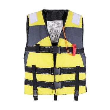 TopLLC Gilet de Natation pour Adulte, Veste de Sauvetage à Flottabilité avec Sangle d'Entrejambe Ajustable, Gilet Léger d'Entraînement à la Natation pour Tout-Petits, Aide à la Natation, Gilet de Navigation pour Sports Nautiques de Plein Air et Pêche, Convient à 88-164 Lb